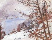 Lovis Corinth, Walchensee im Winter